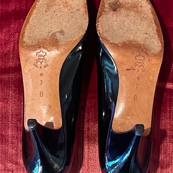 Amalfi Black Patent Leather Heels - Picture 6 of 6